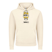 Vintage Artic Yellow Flower Mom Skull Vintage Hoodie - Bettercallsaul