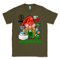 Army Green cashier  life gnome Classic Tee - BarkalooDesign