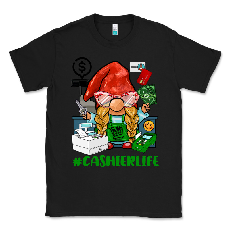 Cashier  Life Gnome Classic Tee by BarkalooDesign | Teevron