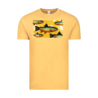 Vintage Mustard Colorado Greenback Cutthroat Trout Fish Vintage Tee - Bettercallsaul