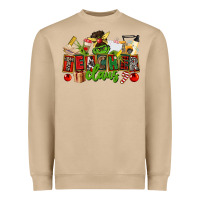 Mushroom teacher claus christmas Heavyweight Sweatshirt - CowGirlArtShop