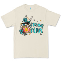 Bone staying alive Premium Tee - MaliasSmallBusiness