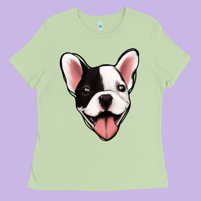 French Bulldog Ladies Tee Designed By Jasminsmagicworld