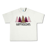 Pistachio Happy Holidays Tree Urban Heavy Tee - Bettercallsaul