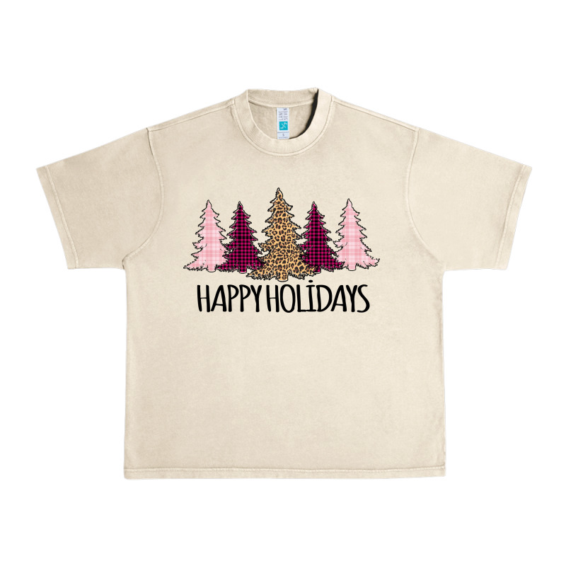 Happy Holidays Tree Urban Heavy Tee by Bettercallsaul | Teevron