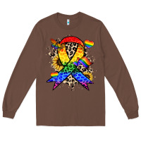 Chestnut Pride ribbon Long Sleeve Tee - NancyCooperArtShop