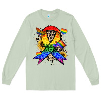 Matcha Pride ribbon Long Sleeve Tee - NancyCooperArtShop