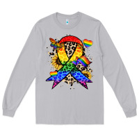 Moon Dust Pride ribbon Long Sleeve Tee - NancyCooperArtShop
