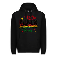 Black It's the black excellence for me Premium Hoodie - FaDigitalArtStudio