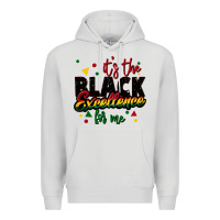 Dove Grey It's the black excellence for me Premium Hoodie - FaDigitalArtStudio