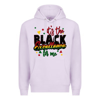 Lilac It's the black excellence for me Premium Hoodie - FaDigitalArtStudio