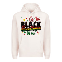 Pale Pink It's the black excellence for me Premium Hoodie - FaDigitalArtStudio