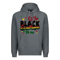 Rock It's the black excellence for me Premium Hoodie - FaDigitalArtStudio