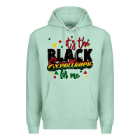Seafoam It's the black excellence for me Premium Hoodie - FaDigitalArtStudio