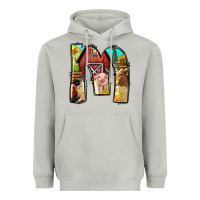 Farm Life Alphabet Lowercase Letters M Heavyweight Hoodie | Teevron
