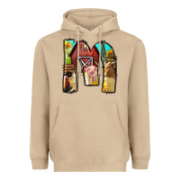 Mushroom farm life alphabet lowercase letters m Heavyweight Hoodie - BundleAndBundleShop