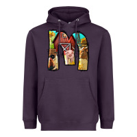 Plum farm life alphabet lowercase letters m Heavyweight Hoodie - BundleAndBundleShop