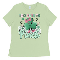 Matcha too cute to pinch Ladies Tee - MaliasSmallBusiness