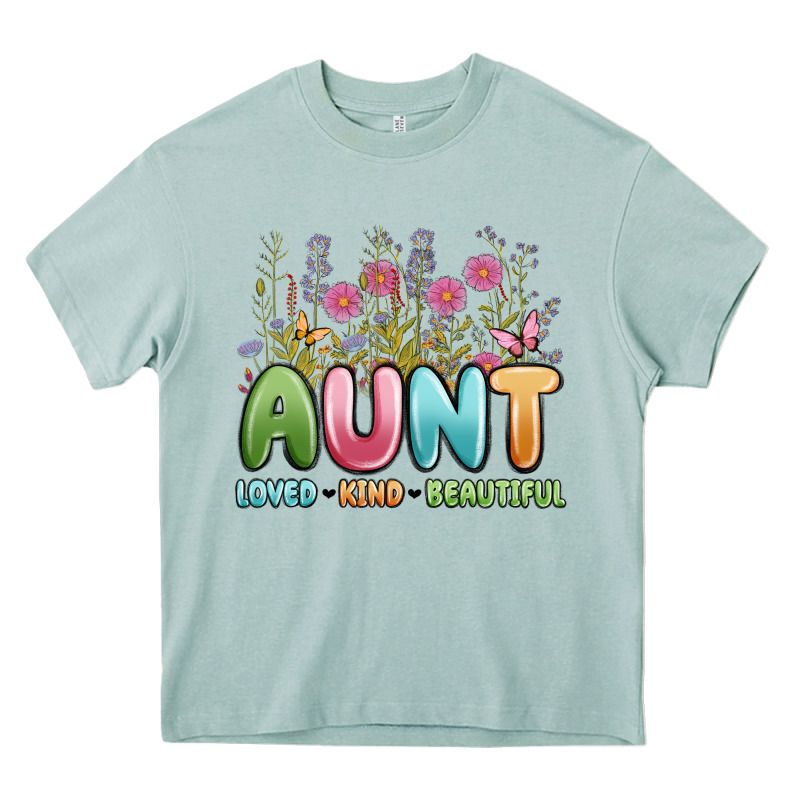 Aunt Loved Kind Beautiful Heavy Core Tee by MaliasSmallBusiness | Teevron