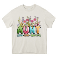 Cream aunt loved kind beautiful Heavy Core Tee - MaliasSmallBusiness