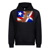 Black puerto rico and dominican republic flag Urban Hoodie - Artiststas