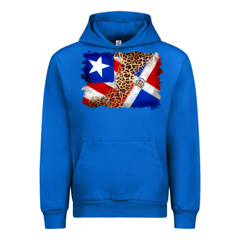 Puerto Rico And Dominican Republic Flag Urban Hoodie by Artiststas | Teevron