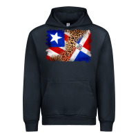 Navy puerto rico and dominican republic flag Urban Hoodie - Artiststas