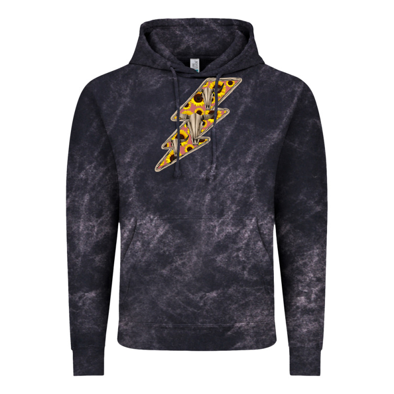 Sunflower And Skull Lightning Vintage Hoodie by Bettercallsaul | Teevron