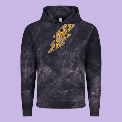 Sunflower And Skull Lightning Vintage Hoodie Designed By Bettercallsaul