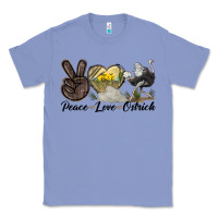 Colony Blue peace love ostrich Classic Tee - LillyAllenDesigns