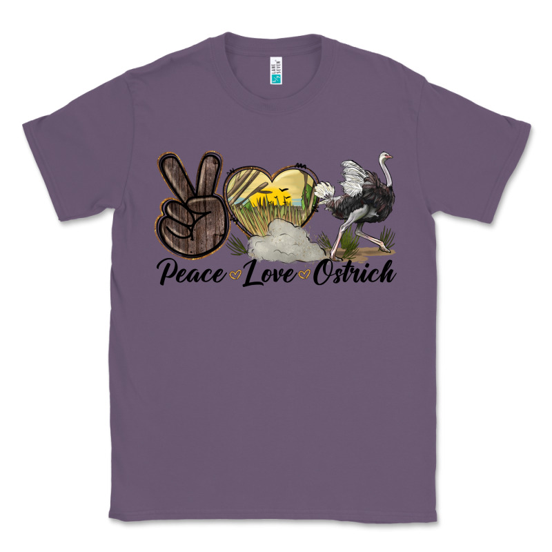 Peace Love Ostrich Classic Tee by LillyAllenDesigns | Teevron
