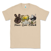 Mushroom peace love ostrich Classic Tee - LillyAllenDesigns