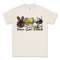 Natural peace love ostrich Classic Tee - LillyAllenDesigns