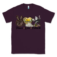 Plum peace love ostrich Classic Tee - LillyAllenDesigns