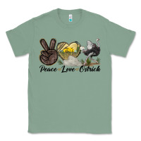 Sage peace love ostrich Classic Tee - LillyAllenDesigns