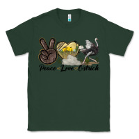 Sports Green peace love ostrich Classic Tee - LillyAllenDesigns