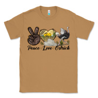 Toasted Coconut peace love ostrich Classic Tee - LillyAllenDesigns