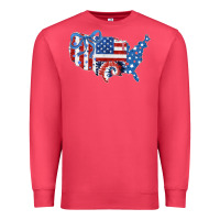 Cardinal America map Premium Sweatshirt - CowhideDigitalArt
