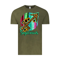 Vintage Olive Sagittarrius Sign of Zodiac Vintage Tee - Bettercallsaul