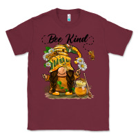 Burgundy bee kind gnome Classic Tee - BarkalooDesign