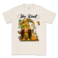 Natural bee kind gnome Classic Tee - BarkalooDesign