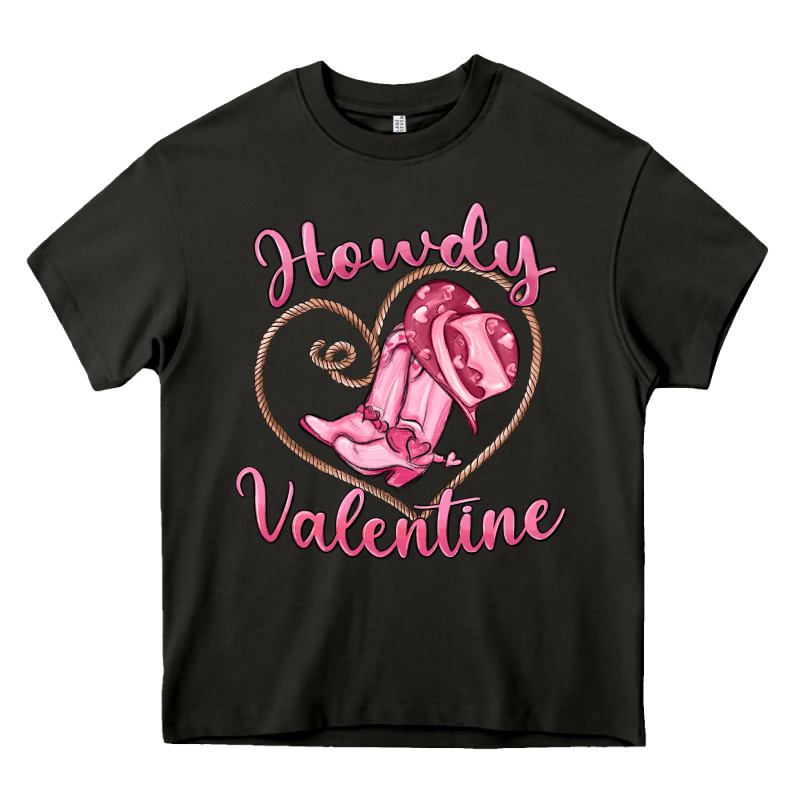 Howdy Valentine Heavy Core Tee by MaliasSmallBusiness | Teevron