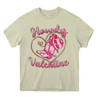 Mossy howdy valentine Heavy Core Tee - MaliasSmallBusiness