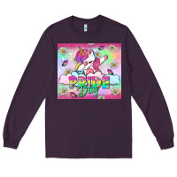 Plum Pride Day LGBTQ+ Long Sleeve Tee - NancyCooperArtShop