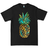 Black leopar turquoise pineapple Premium Tee - JahusDesignShop
