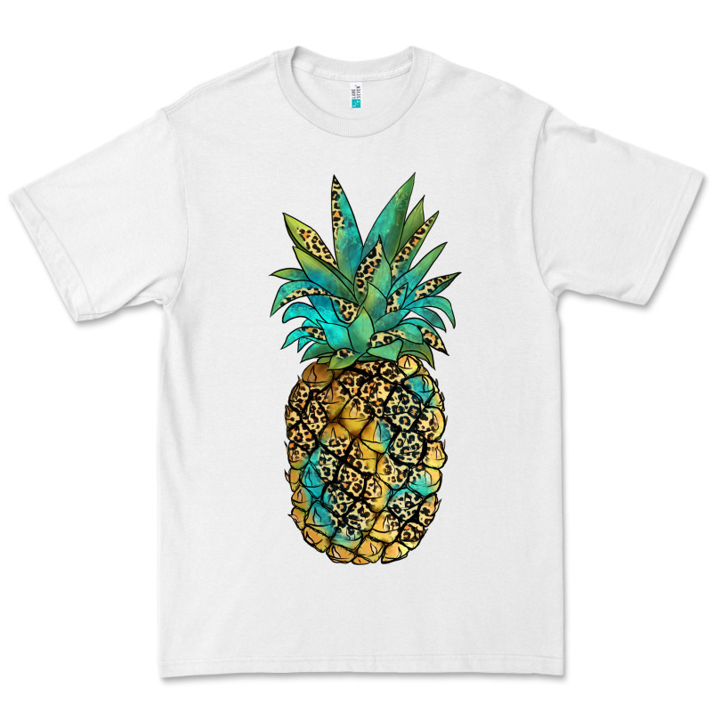 Leopar Turquoise Pineapple Premium Tee by JahusDesignShop | Teevron