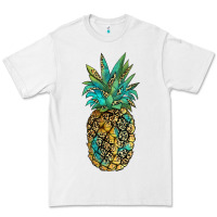 White leopar turquoise pineapple Premium Tee - JahusDesignShop