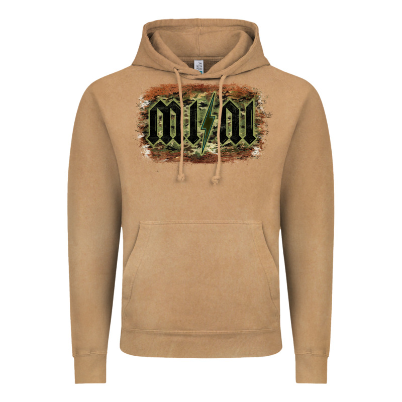 Camouflage Patterned Mini Tried Vintage Hoodie by Bettercallsaul | Teevron