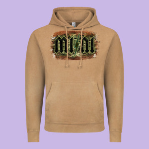 Camouflage Patterned Mini Tried Vintage Hoodie Designed By Bettercallsaul
