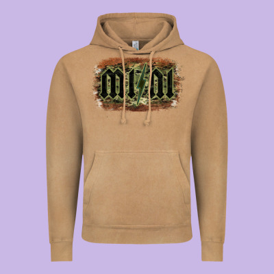 Camouflage Patterned Mini Tried Vintage Hoodie Designed By Bettercallsaul
